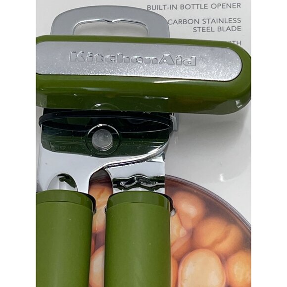 KitchenAid Multi-Function Can Opener & Euro Peeler Set Avocado Green New - Picture 2 of 6
